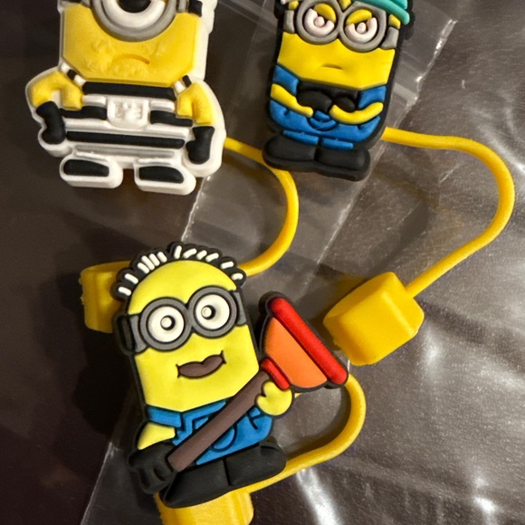 You pick (3) - Minions Straw Toppers NEW - Picture 5 of 9